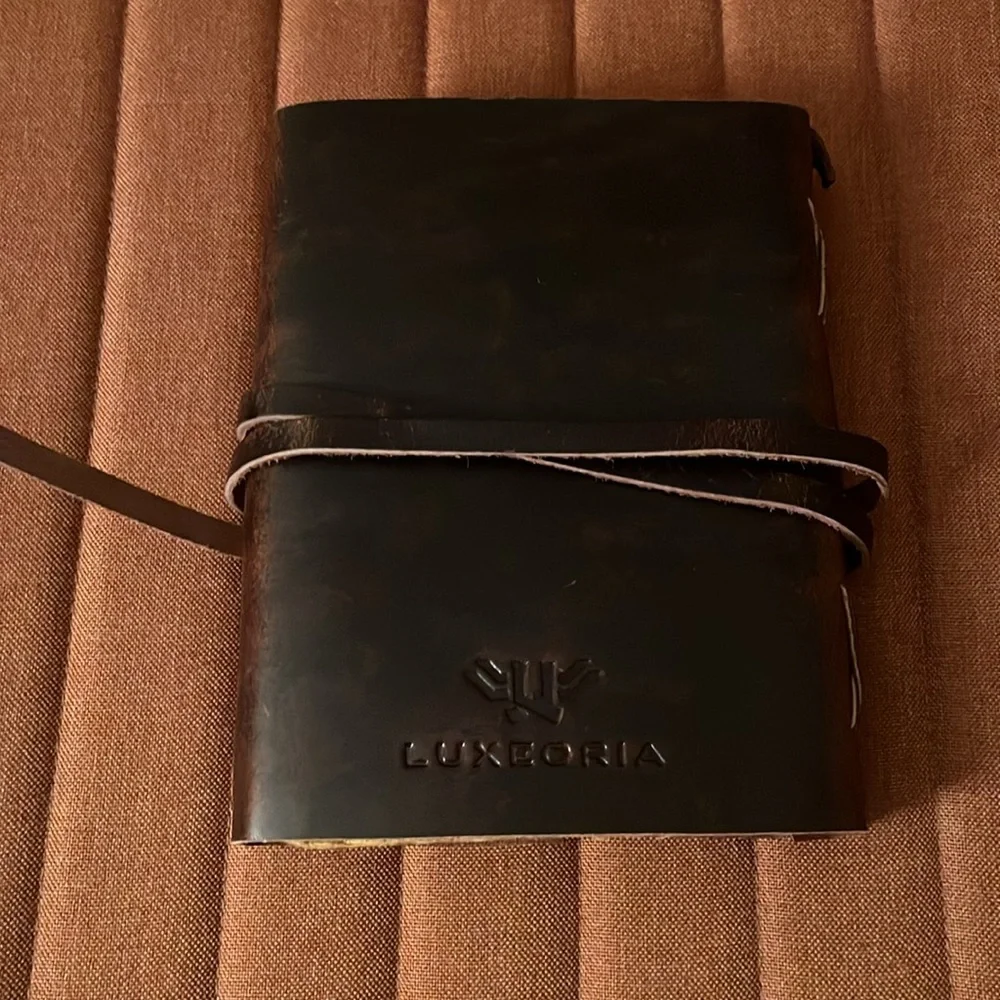 Leather bound parchment journal - Picture 2 of 4